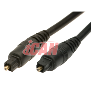 iCAN 5.0mm Fiber Optic Digital Toslink Audio Cable - 6 ft(Open Box)