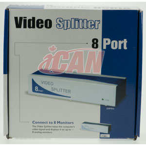 Séparateur de puissance ICAN SVGA 8 ports avec 350 MHz