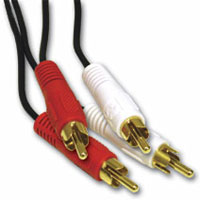 iCAN RCA 2xAudio Red/White Cable M/M - 6 ft.