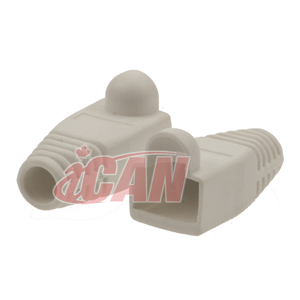 iCAN CAT5/CAT6 Snagless Boots, White, 10 Pcs-E