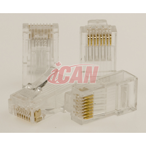 Connecteurs iCAN RJ45 Cat6e 50u 25 pièces