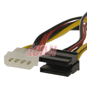 iCAN Internal Computer SATA Splitter Cable/Cord (PWR SATA-Y-06)