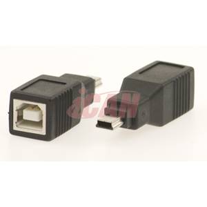 iCAN Converts USB B Female to Mini B 5-pin Male