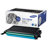 Samsung (CLP-C660B/SEE) - Cartouche de toner cyan à haut rendement pour imprimantes laser couleur Samsung - 5 000 pages