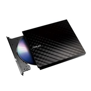 ASUS Slim External 8x DVD Writer, USB 2.0, Black (SDRW-08D2S-U)