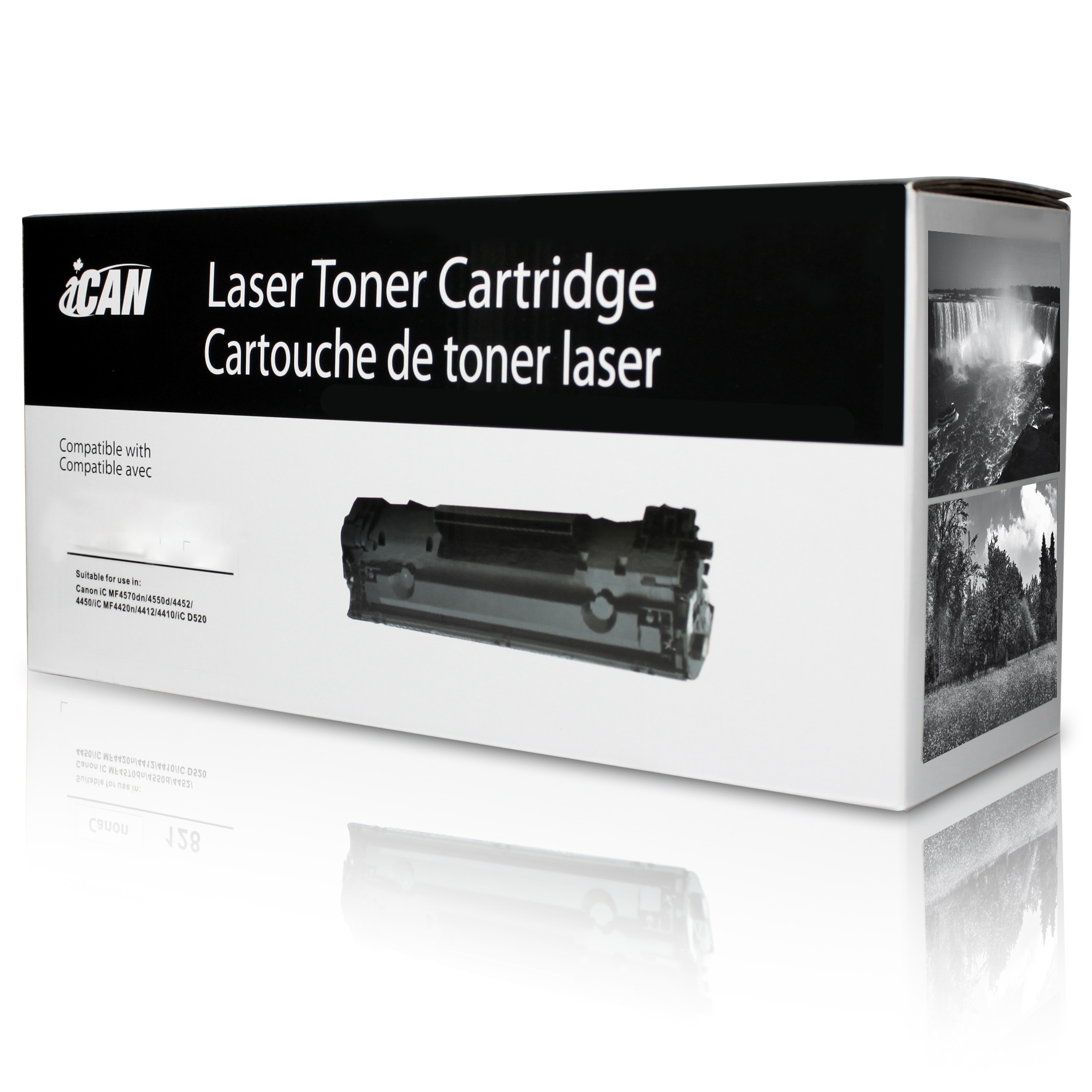 Cartouche de toner noire compatible Brother TN210BK iCAN
