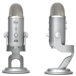 Blue Yeti USB Microphone for PC, Mac, Gaming, Silver