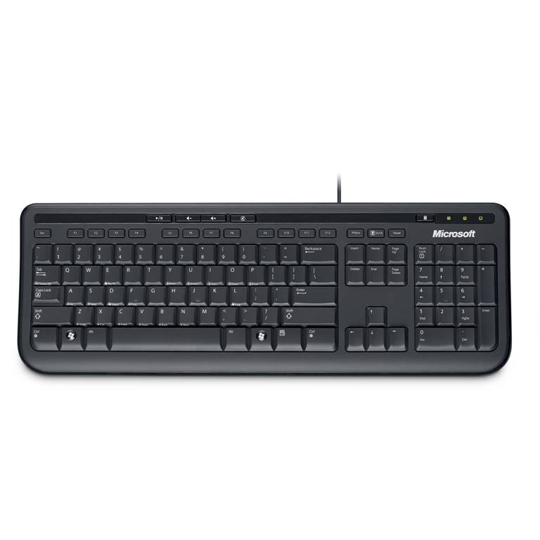 MICROSOFT (600) - Clavier filaire noir(Open Box)