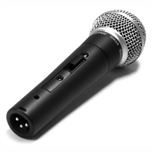 Microphone dynamique à main cardioïde SHURE SM58S avec interrupteur