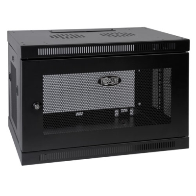 Tripp Lite by Eaton SmartRack SRW9U Enclosure Rack Cabinet - 9U Rack Height x 19" (482.60 mm) Rack Width - Wall Mountable - Bla