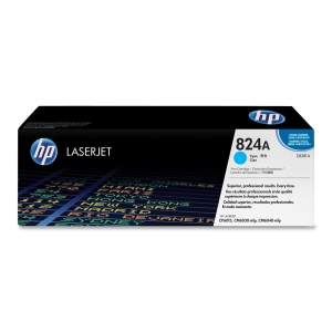 Cartouche de toner LaserJet cyan originale HP 824A (CB381A)