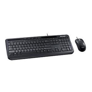 MICROSOFT (APB-00002) Wired Desktop Mouse & Keyboard Combo USB, Black(Open Box)