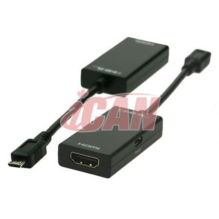 iCAN Micro B Male HDMI Female Black(Open Box)