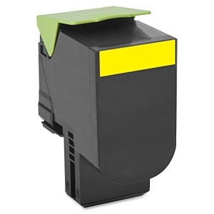 Lexmark 80C1SY0 801SY Yellow Standard Yield Return Program Toner Cartridge - Yellow - Laser - 2000 Page - OEM