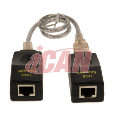 iCAN USB Over RJ45 Cat5e Singlechip Solution Adapter up to 150 ft. (USBVG-RJ45-EX1)