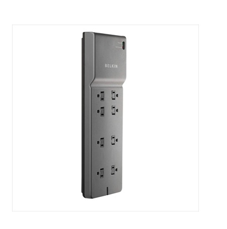 BELKIN 8-Outlet 2500 Joules Commercial-grade Surge Protector with 8-ft