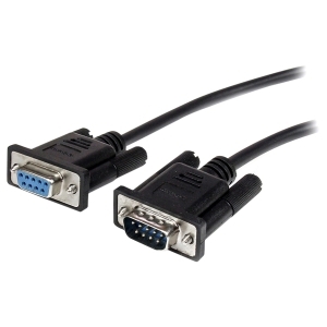 STARTECH 0.5m Straight Through DB9 RS232 Serial Cable Black(Open Box)