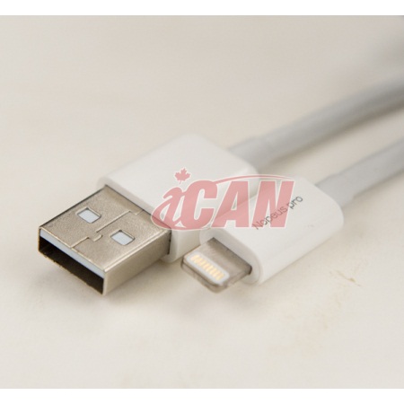 Câble Lightning mâle vers USB mâle certifié iCAN MFI - 0,9 m.