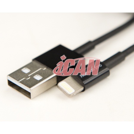 iCAN MFI Certified for iOS 8+ Lightning (M) to USB (M) Cable, 6ft
