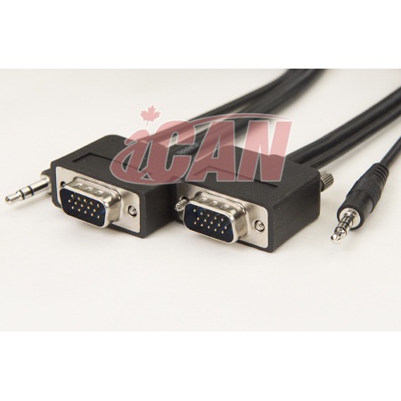 Vidéo et audio externes ICAN PC, VGA ultra-mince certifié UL