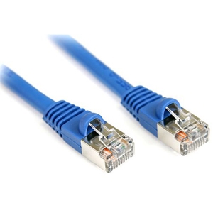 StarTech (S45PATCH50BL) - Câble de raccordement anti-coupure blindé F/UTP RJ45 Cat 5e - 50 pi (Bleu)