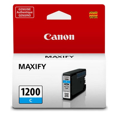 Canon (PGI-1200) - Réservoir d'encre cyan pigmentée pour imprimantes Canon MB2320/MB2020 (9232B001)