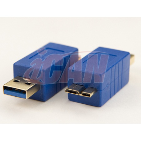 iCAN USB 3.0 A Male Micro B Male Blue