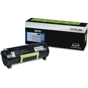 artouche de toner de retour de programme à rendement élevé Lexmark 601H - Noir - Lase