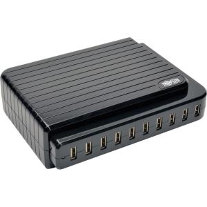 Tripp Lite (U280-010) - Chargeur USB à 10 ports -- Puissance de sortie 12 W - Tension d'entrée 120 Vca, 230 Vca - Tension de...