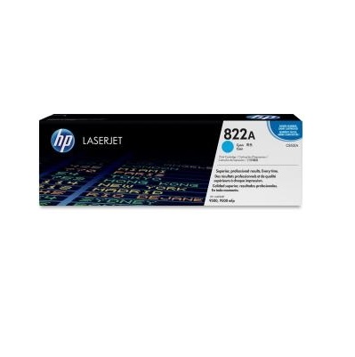 HP 822A (C8551A) Cyan Original LaserJet Toner Cartridge - Laser