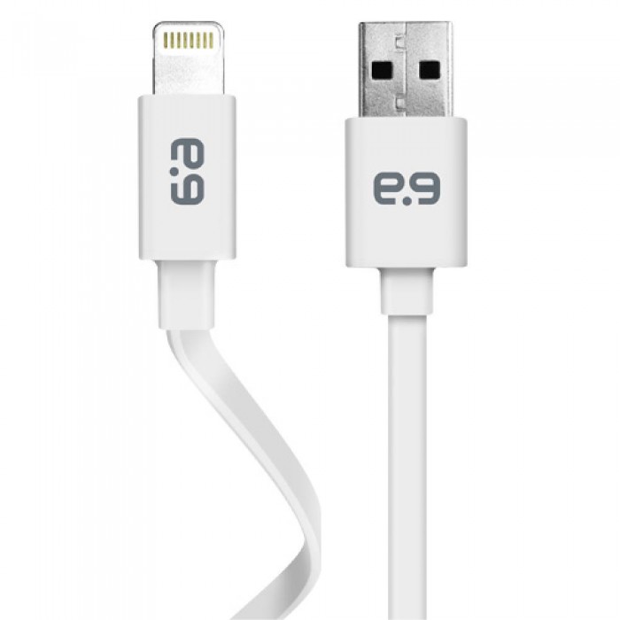 PUREGEAR Charge/Sync Flat Cable Lightning 4ft. White