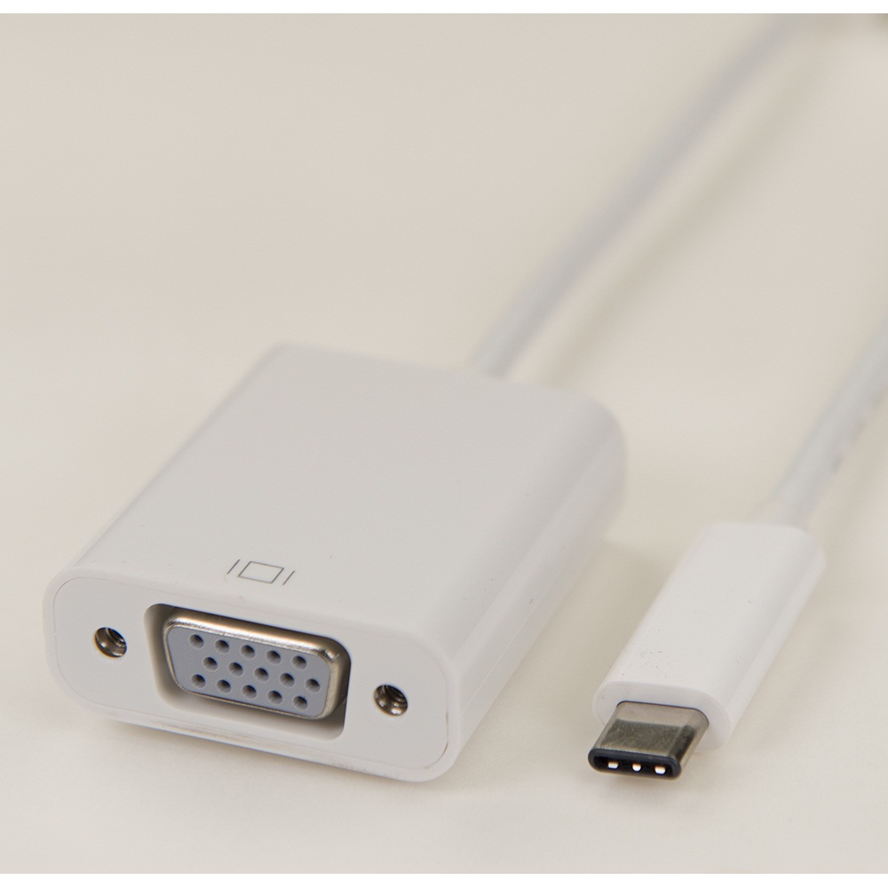 Adaptateur iCAN USB 3.1 Type C (M) vers VGA/XWGA/SVGA PC/TV/Moniteur (F)