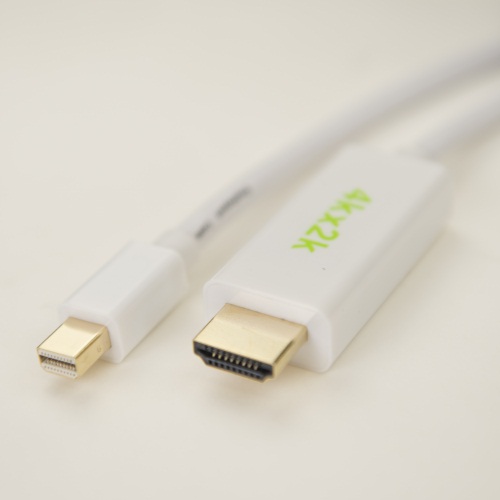 Câble iCAN Mini DisplayPort (M) 1.2 vers HDMI (M) 2.0 UHD, doré, 0,9 m
