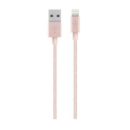 BELKIN (4 ft) MIXIT Metallic Lightning to USB 2.0 Cable - Rose Gold