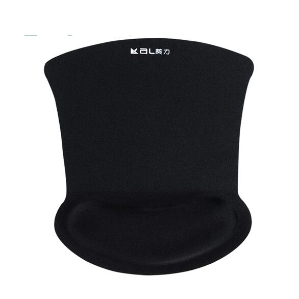 iCAN Mouse Pad with Wrist Rest, Ergonomic Memory Foam, Black