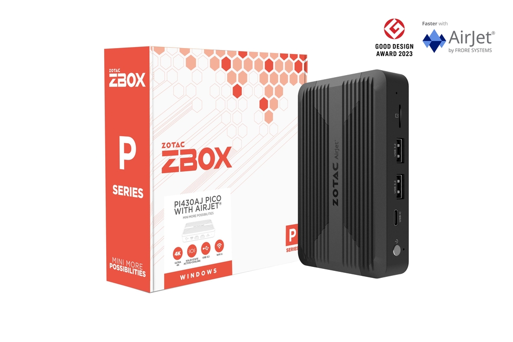 ZOTAC ZBOX PICO PI430AJ MINI PC 8G LPDDR5, M.2 512GB W11H