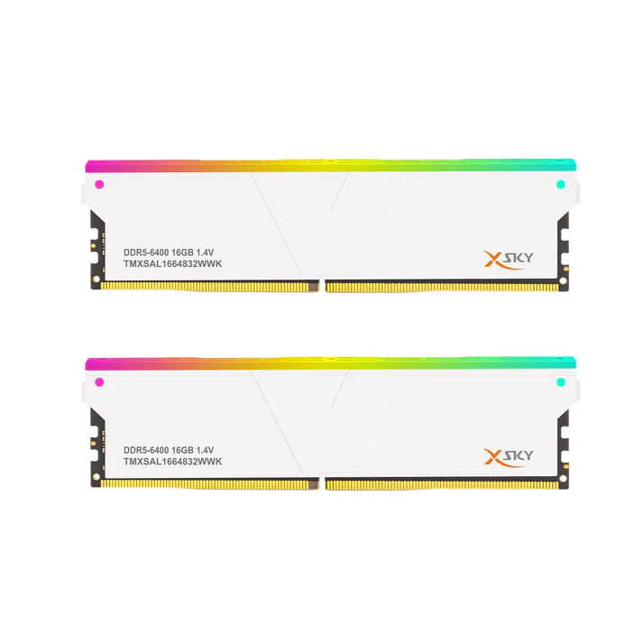 V-COLOR Manta XFinity+ aRGB 32GB (2 x 16GB) DDR5 6400MHz CL32 UDIMM