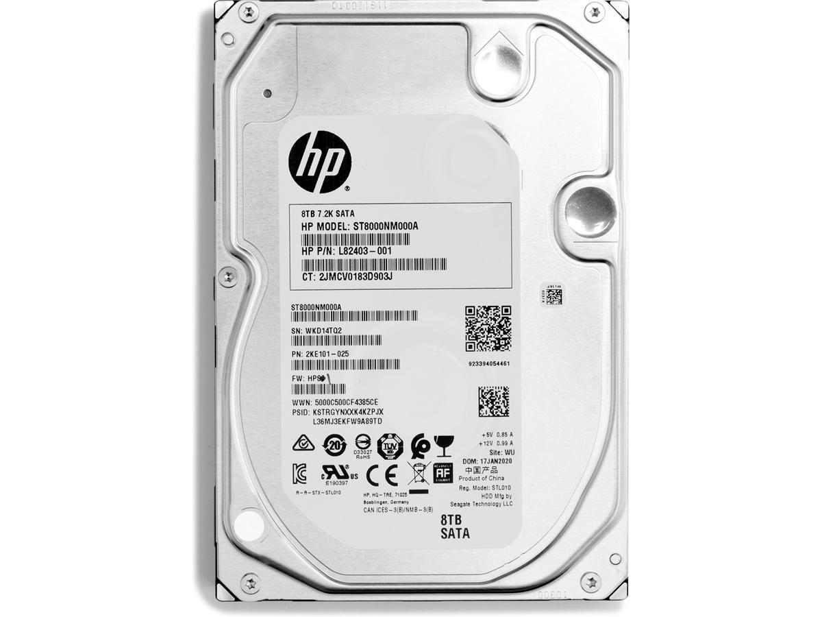 HP 8TB 7200RPM SATA 3.5in Enterprise