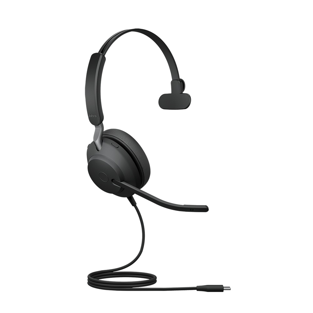 Jabra Evolve2 40 SE USB-C, UC Mono, Ext. Cord