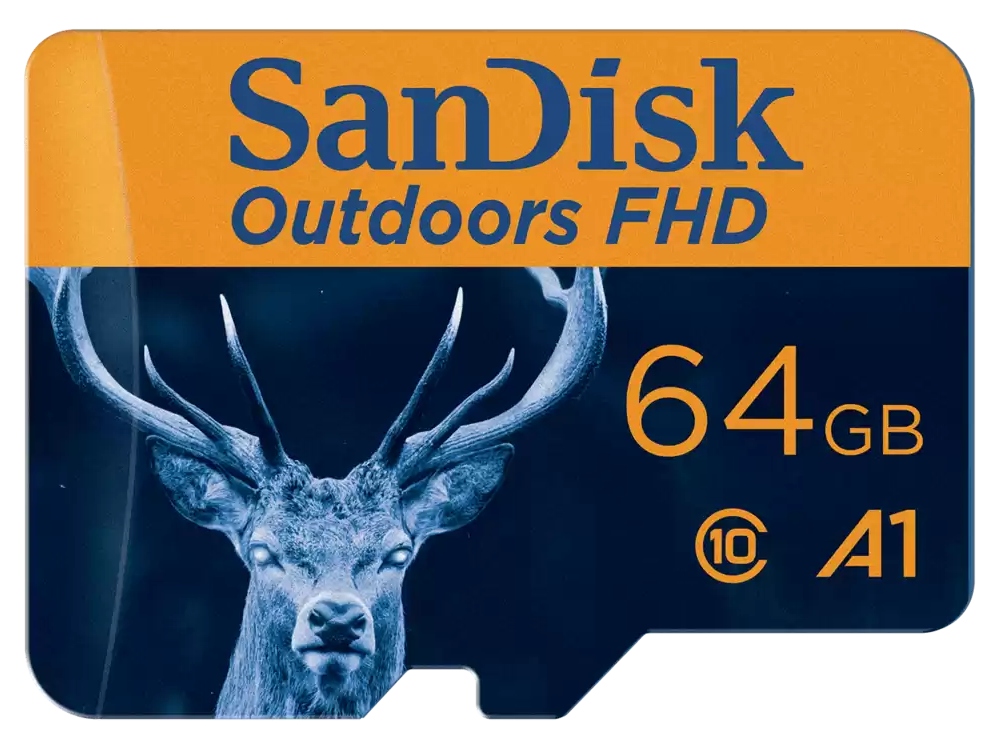 Sandisk WESTERN DIGITAL SANDISK OUTDOORS 64GB FHD MICROSDXC UHS-I CARD