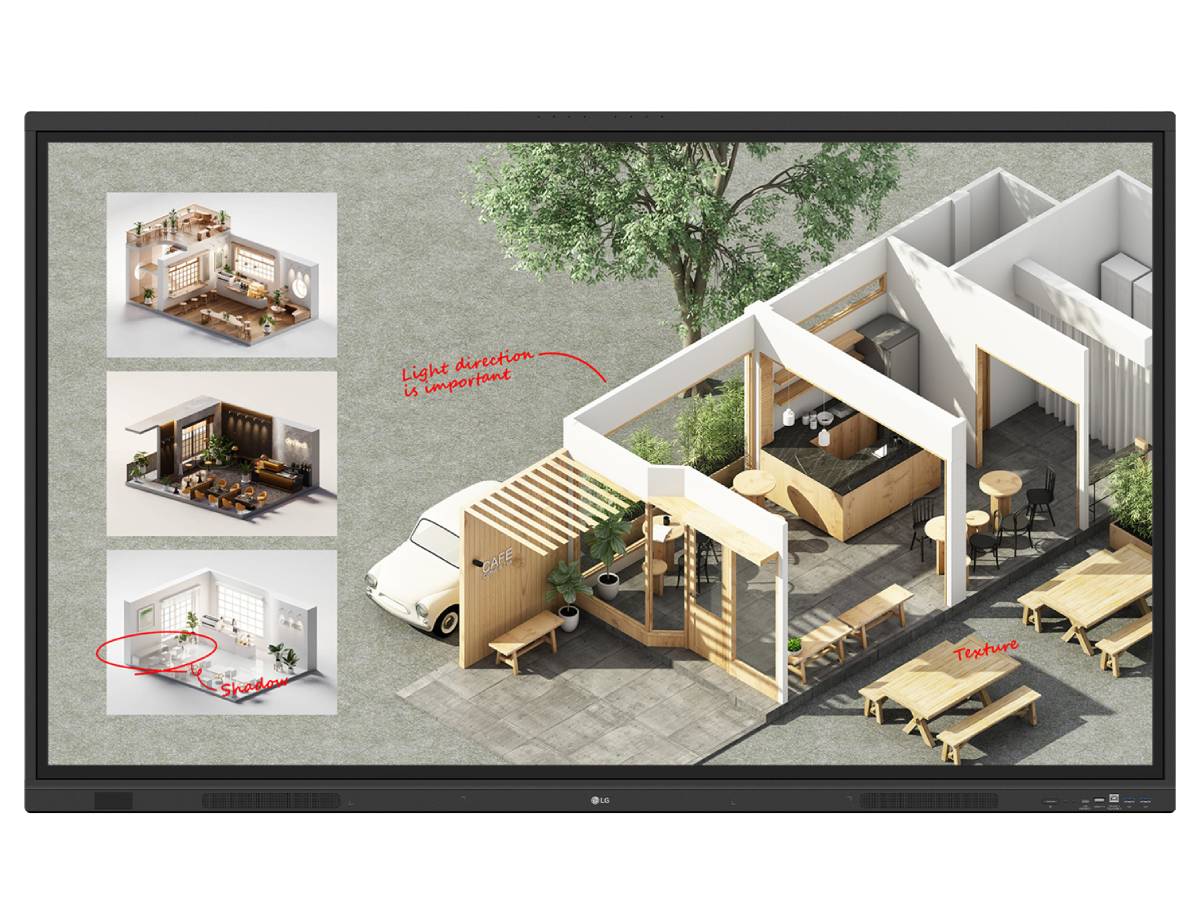 Écran de collaboration LG CreateBoard Standard - 86TR3DQ-B