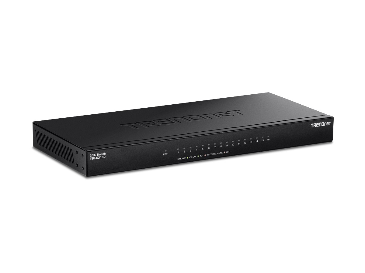 TRENDNET TEG-S3160 16 Ports 5 Gbps Unmanaged Network Switch