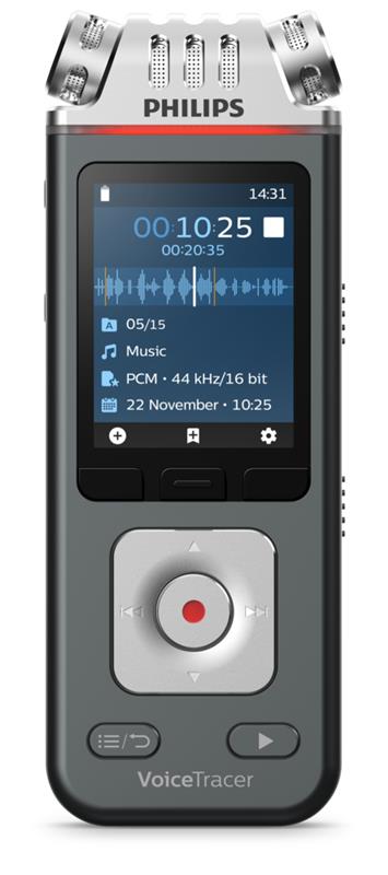 PHILIPS 8 Go 2147 h (MP3, 8 kbps), 536 h (MP3, 32 kbps), 268 h