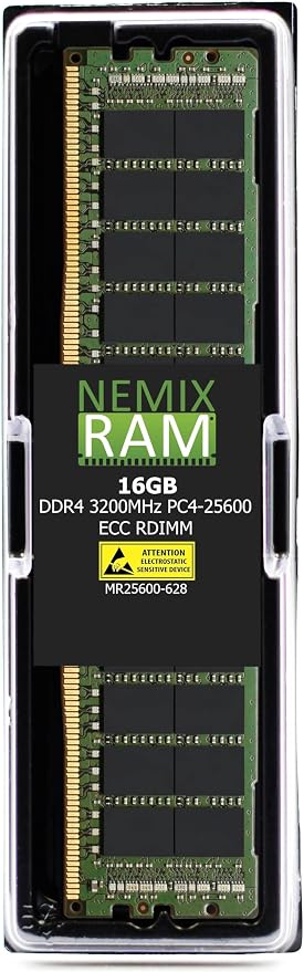 Mémoire RAM NEMIX 16 Go (1 x 16 Go) 3200 MHz ECC 1,2 V RDIMM