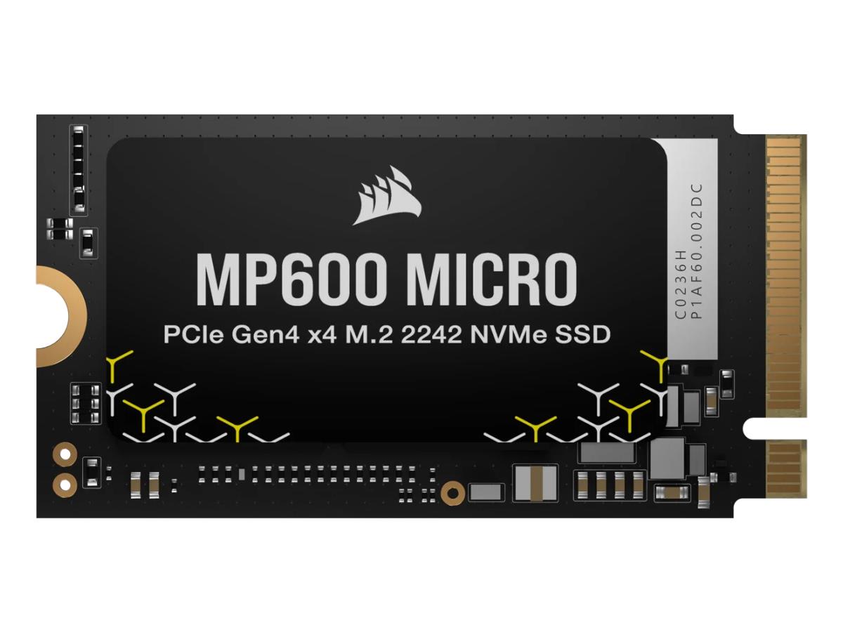 CORSAIR MP600 MICRO 2TB GEN4 PCIE X4 NVME M.2 2242 SSD