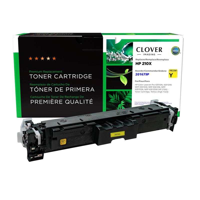 Cartouche de toner Clover Imaging Group - Jaune - HP Color