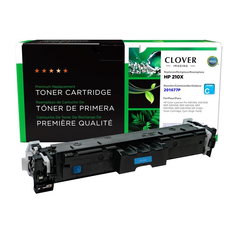 Cartouche de toner Clover Imaging Group - Cyan - HP Color