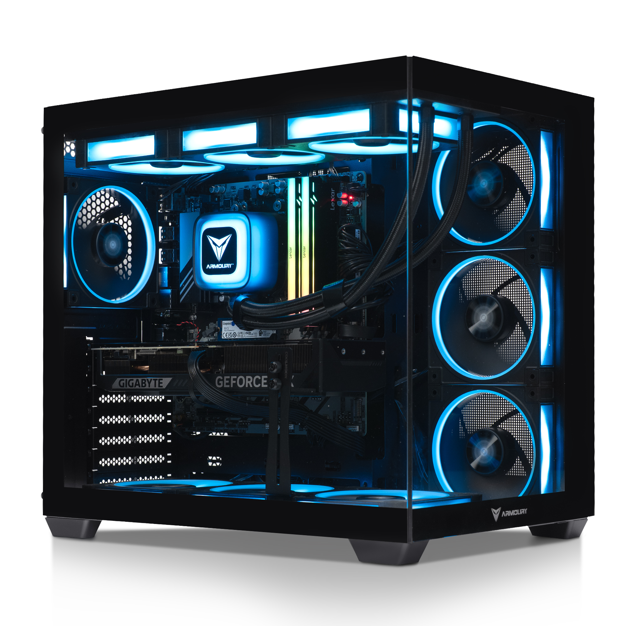 ARMOURY AMD Ryzen 7 9700F GeForce RTX 5070 32GB RAM 2TB SSD W11P