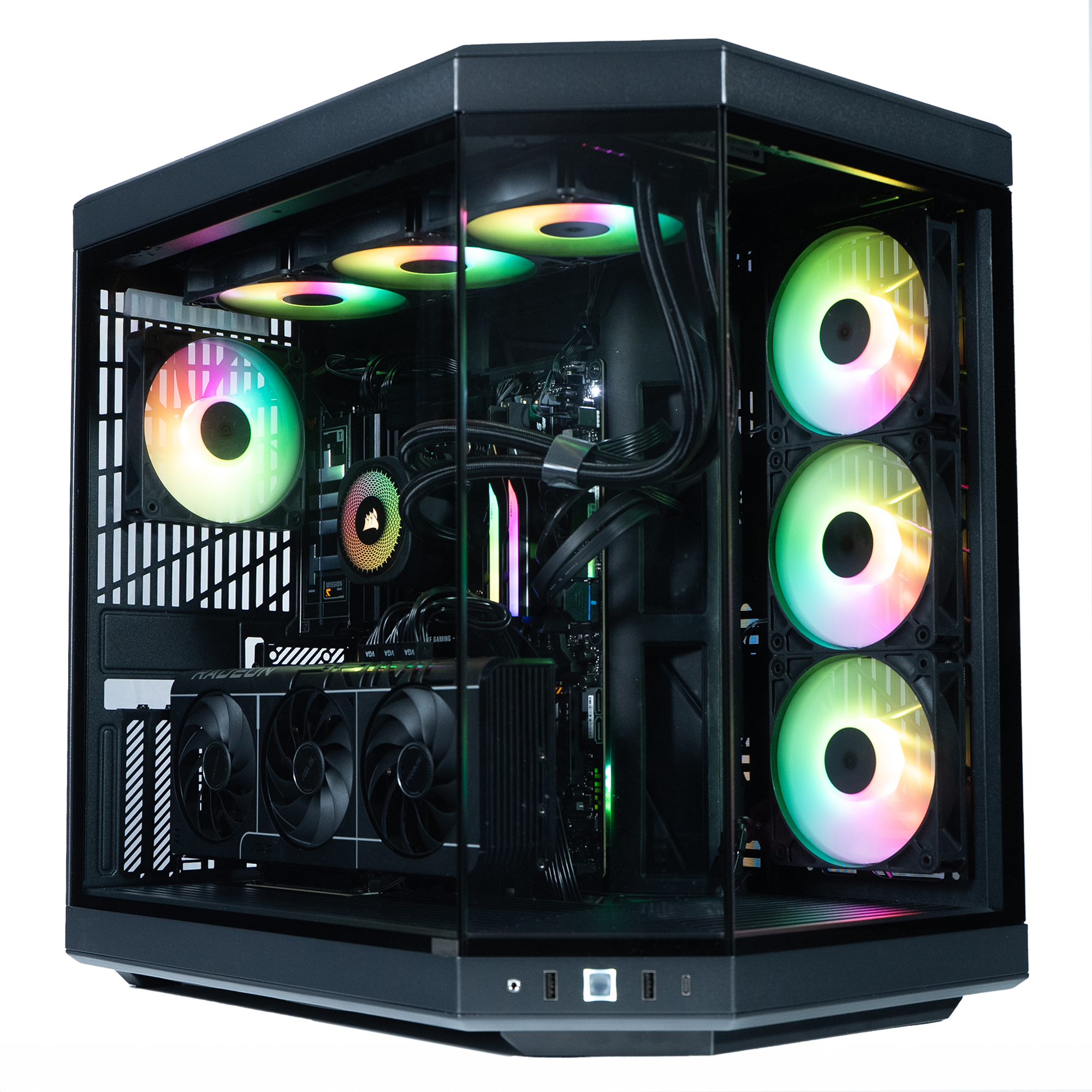 ARMOURY AMD Ryzen 7 9850X3D Radeon RX 9070 XT 32GB RAM 2TB SSD W11P