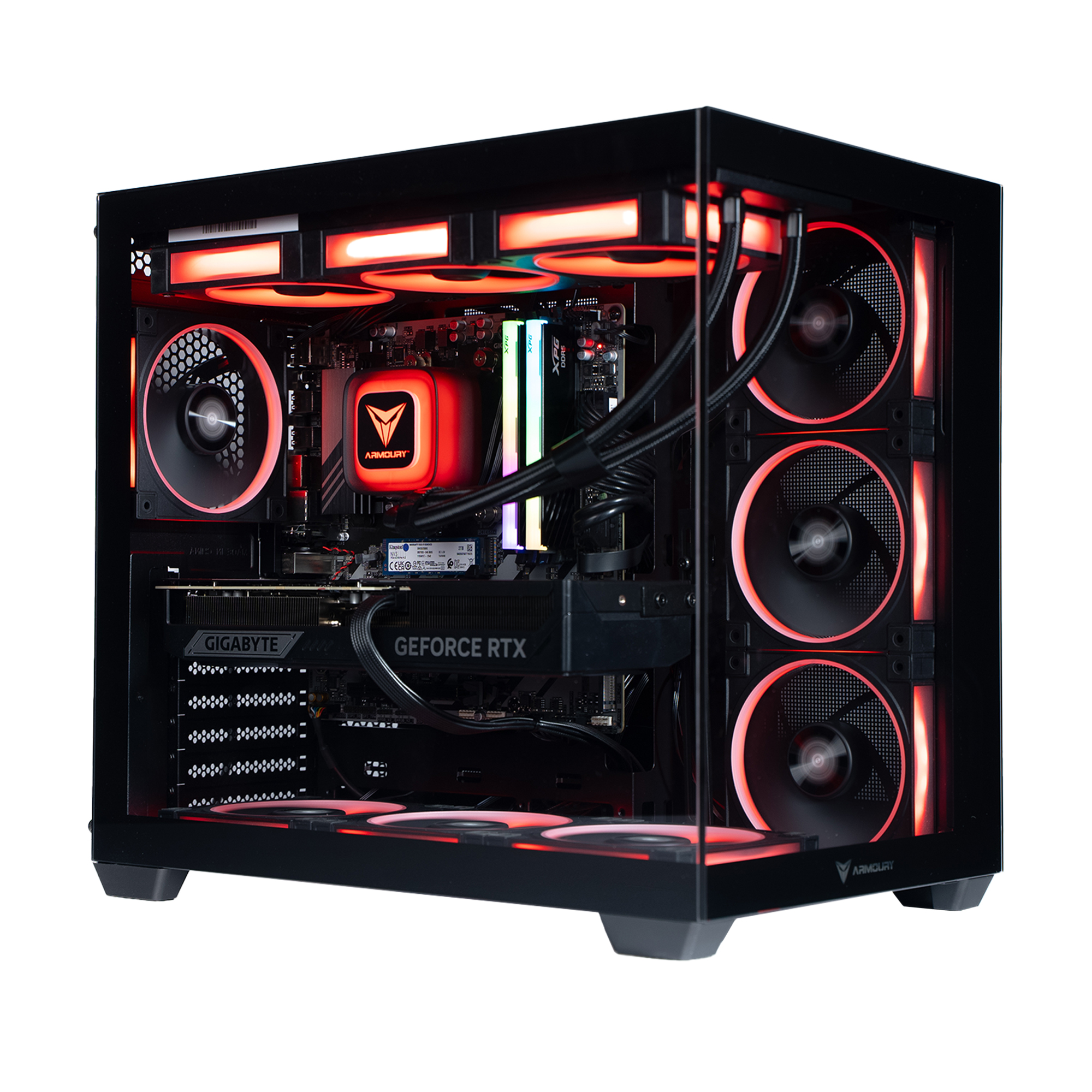 ARMOURY AMD Ryzen 7 9800X3D GeForce RTX 5070 Ti 32GB RAM 2TB SSD W11P